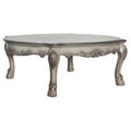 Vintage Bone & White Solid Wood Coffee Table B62978