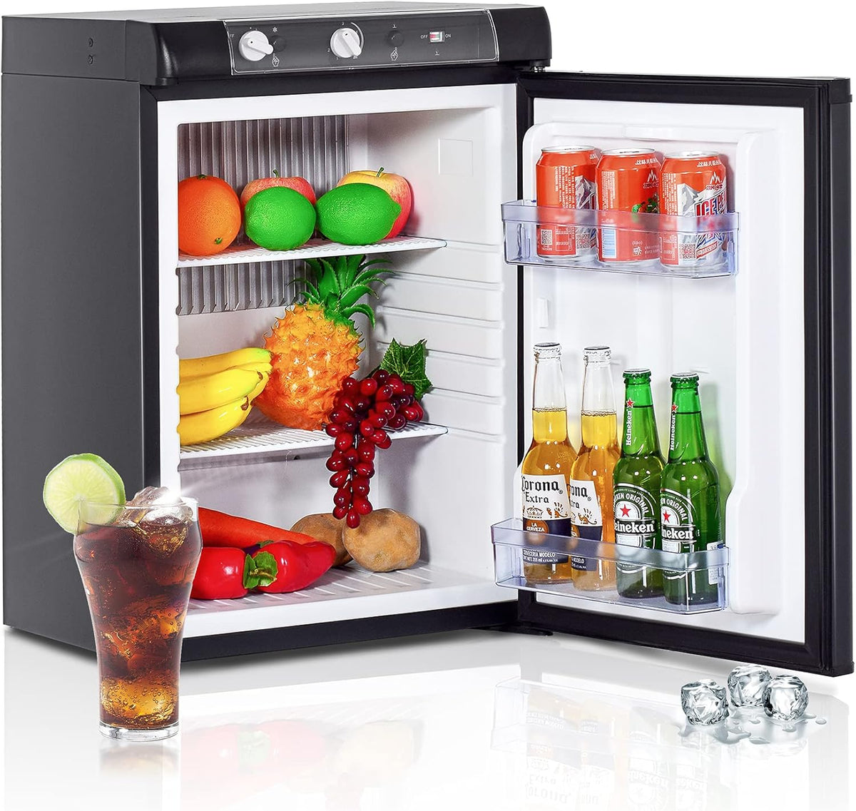 Black 2.1 Cu.Ft Propane Refrigerator 3 Way X181