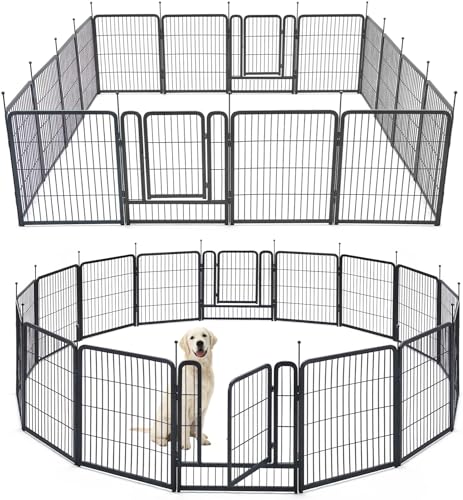 40" Height 16 Panels Dog Playpen F86004