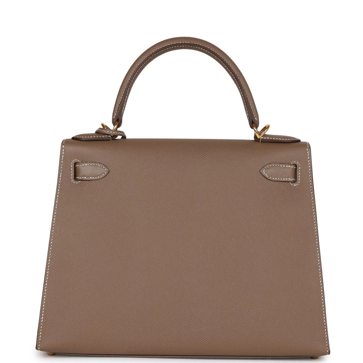 Kelly 28 Etoupe Epsom Handbag J7460