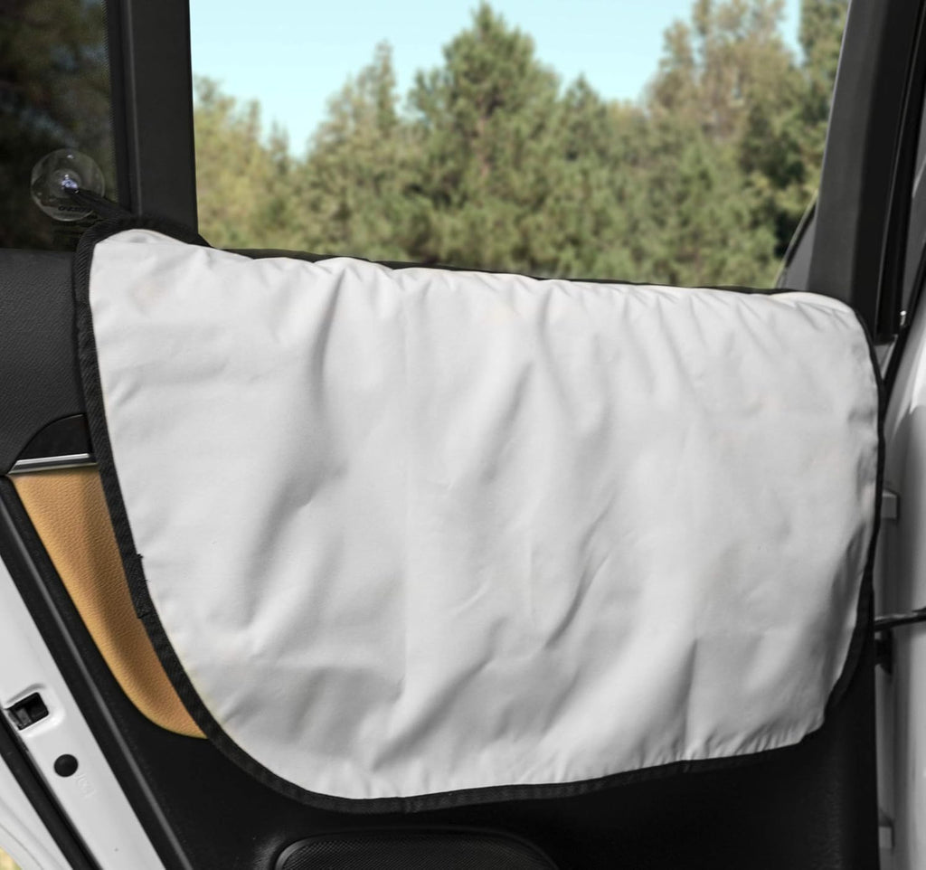 Velvet Car Door Protector, Washable & Waterproof, Set of 2 Desert Sand I1739