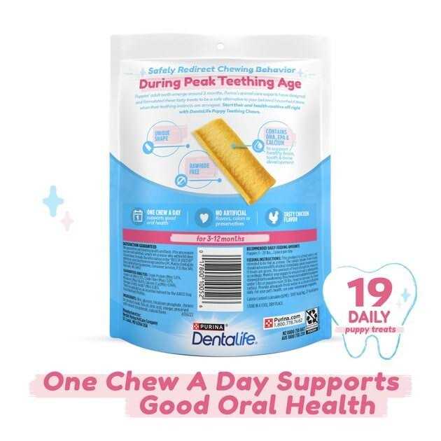 Chicken Flavored Puppy Teething Dental Chews V29841