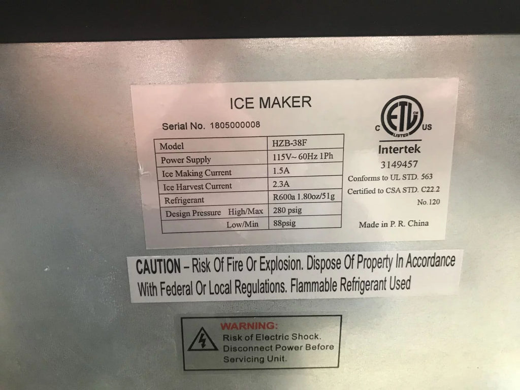 80lbs Ice in 24 Hrs Countertop Nugget Ice Maker T314354