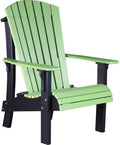 Lime Green on Black Adirondack Chair N887326
