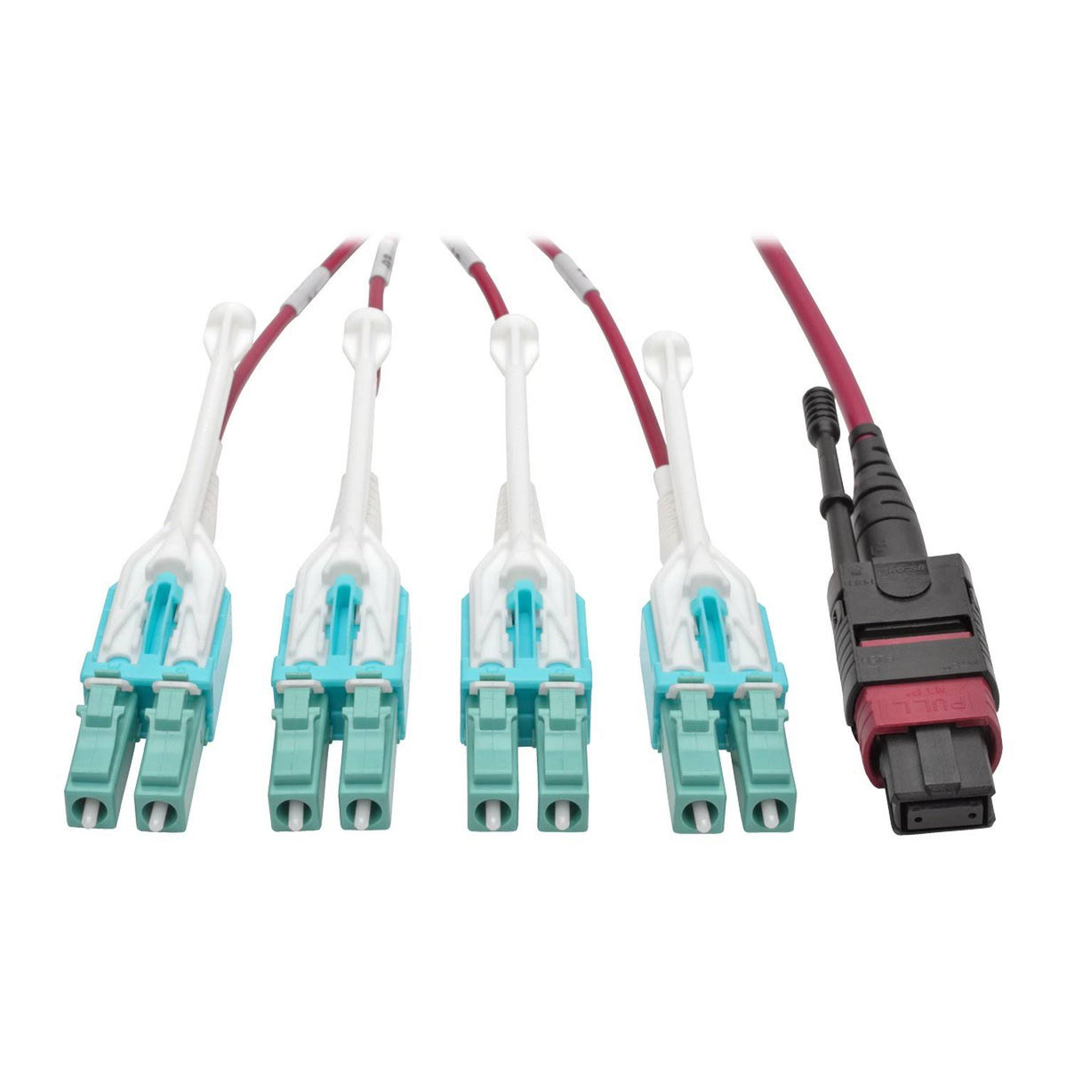 OM4 Fiber Optic Patch Cable 3.3 ft Magenta K584764
