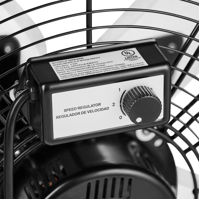 Heavy Duty 2-Speed Direct Drive Drum Fan D421714