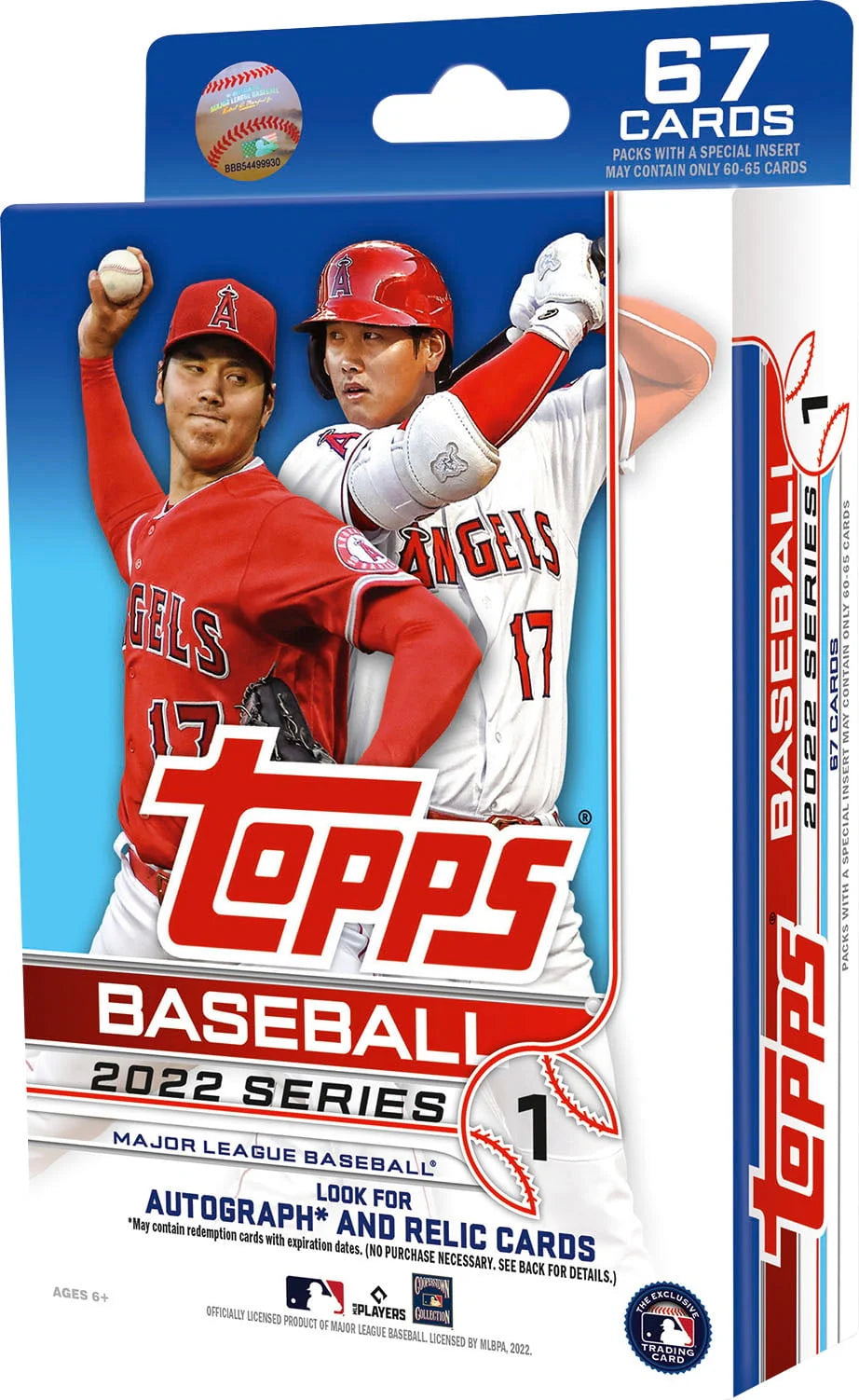 Baseball Cards Hanger Box F5534