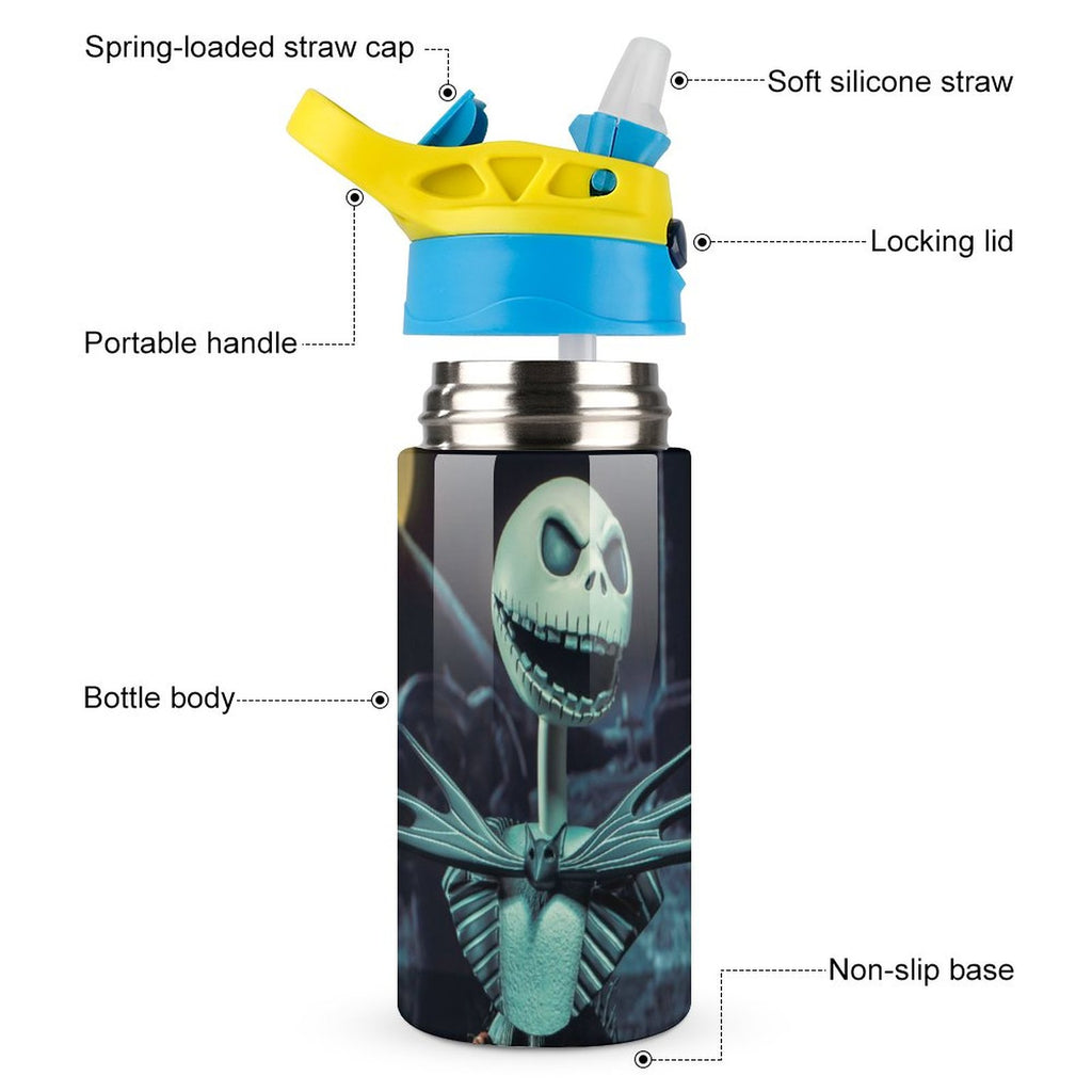 Insulated Stainless Steel Water Bottle with Straw P249