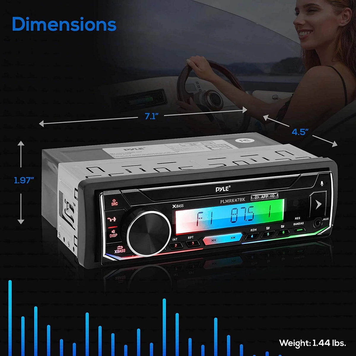 300 W Bluetooth Marine Stereo Receiver & Speaker Kit Z557