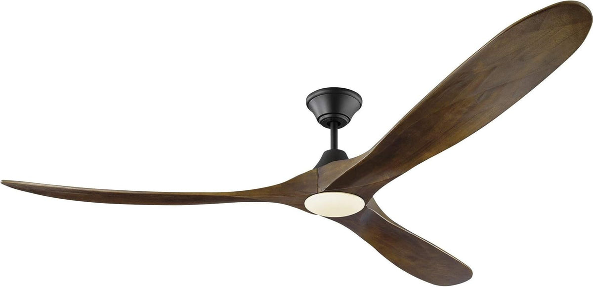 Matte Black 60 Ceiling Fan with LED Light and Remote Control X1343