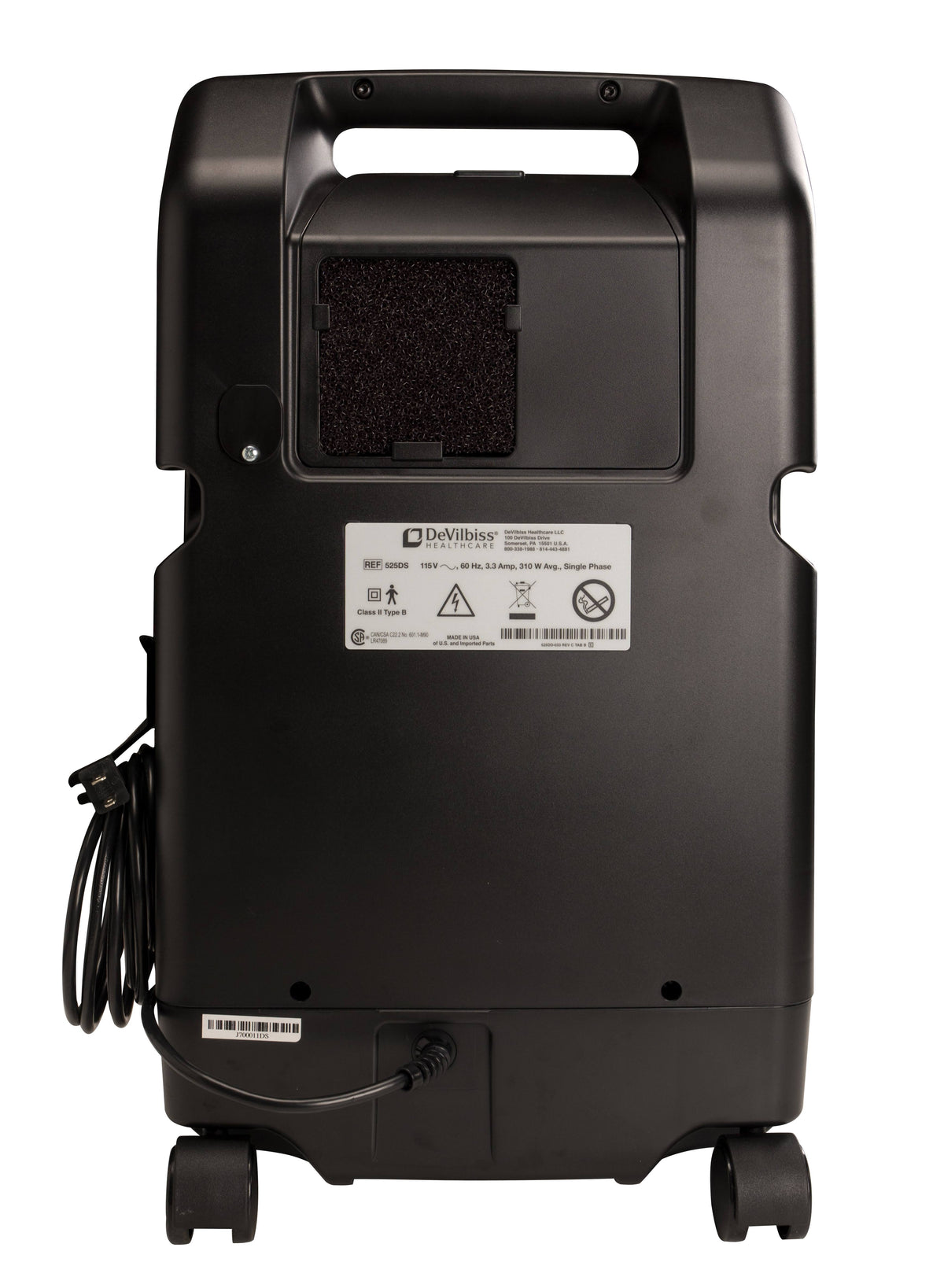 Compact Oxygen Concentrator, 5-Liter J62412