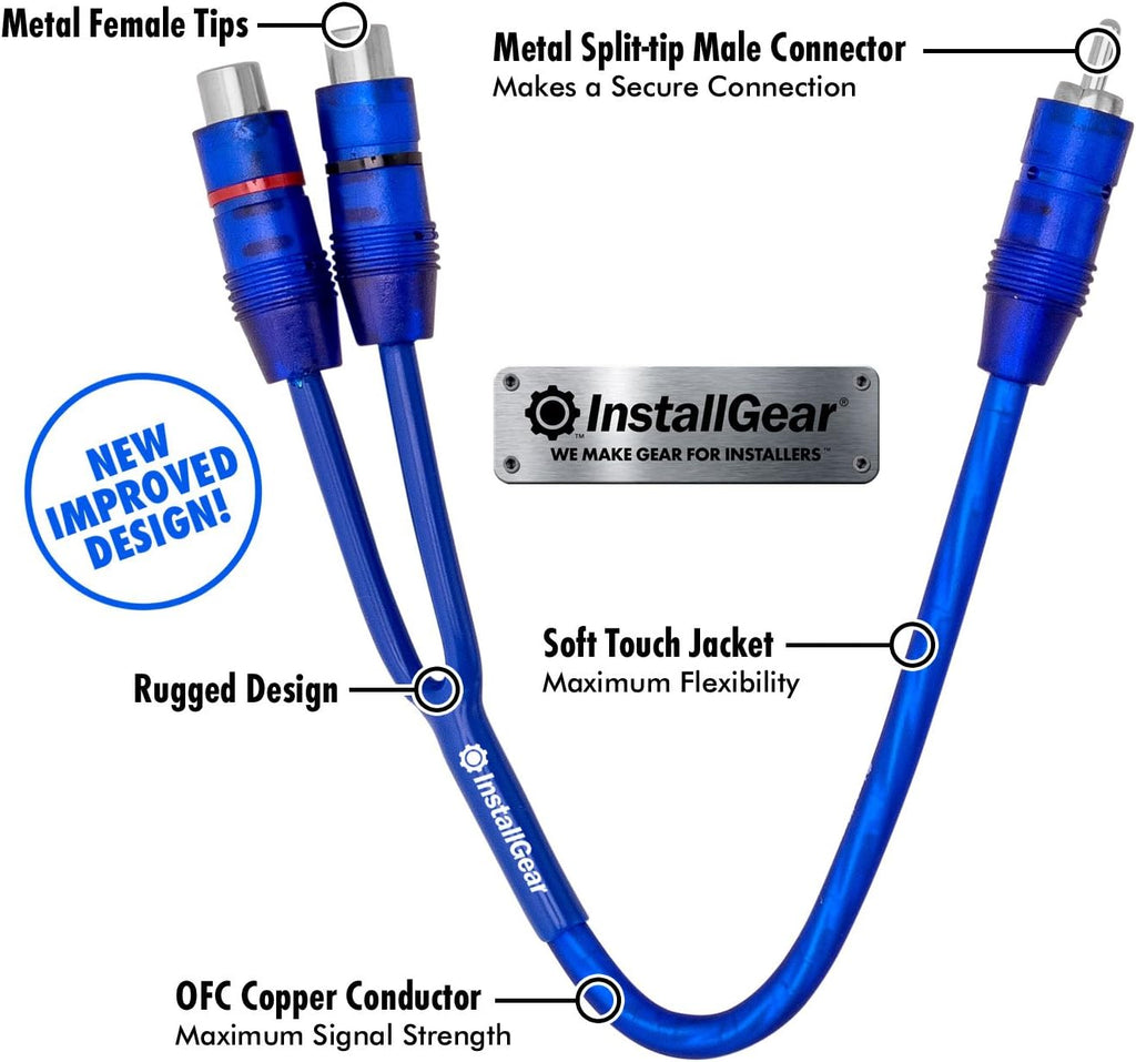 20ft Shielded 2-Channel RCA Cable Pack of 2 J4787