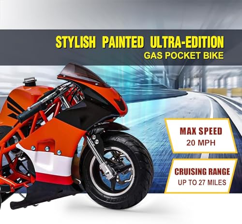 40CC 4-Stroke Gas Mini Pocket Bike O4589