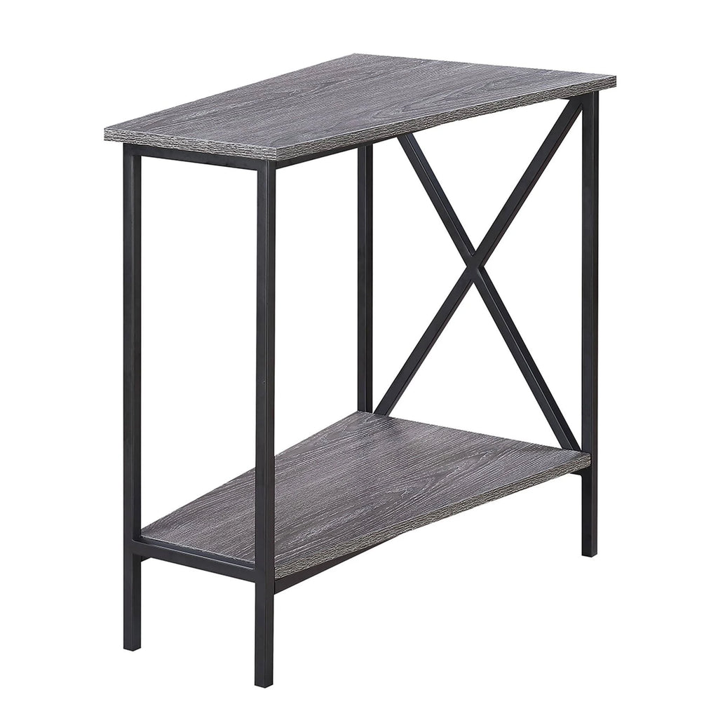 Weathered Grey Wedge End Table K379954