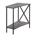 Weathered Grey Wedge End Table K379954