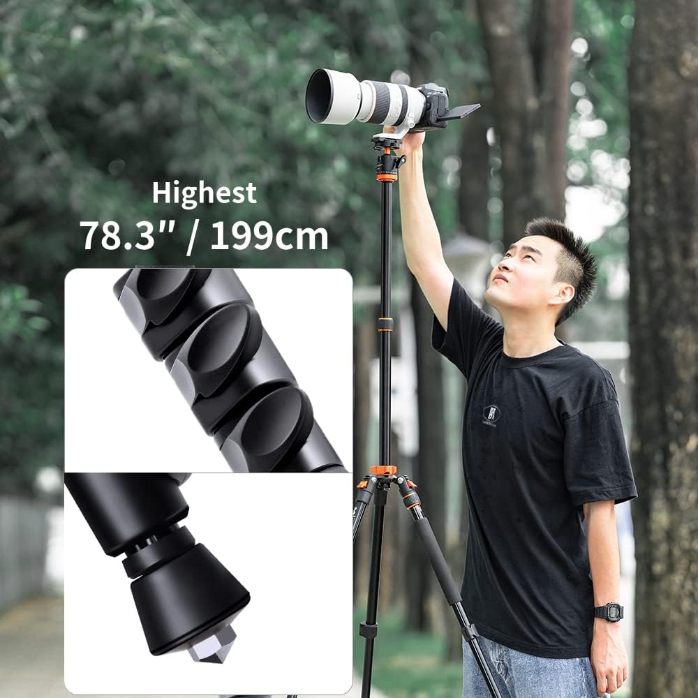 78 inch Aluminum Camera Tripod with 360 Degree Ball Head, Pack of 2 J895683