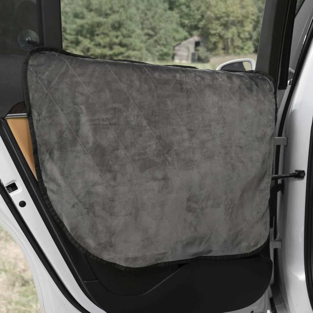 Velvet Car Door Protector, Washable & Waterproof, Set of 2 Desert Sand I1739