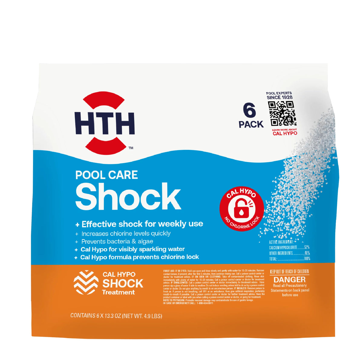 Pool Shock Granules 6 Pack 13.3 oz F8736