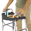 Walker Tray for Folding Standard Walkers with Basket O5639