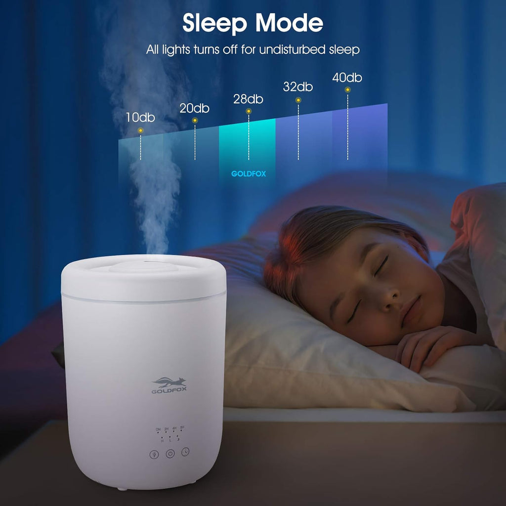 2.2L Cool Mist Humidifier with Ambient Light, Pack of 2 H317