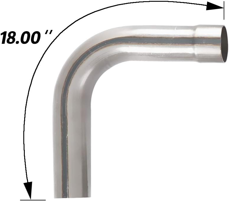2.5'' Mild Steel Exhaust Kit Tubing Mandrel Bend Pipe 8PCS H6182
