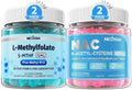 L-MethylFolate 15mg & Methyl B12 Gummies + NAC Gummies R6346