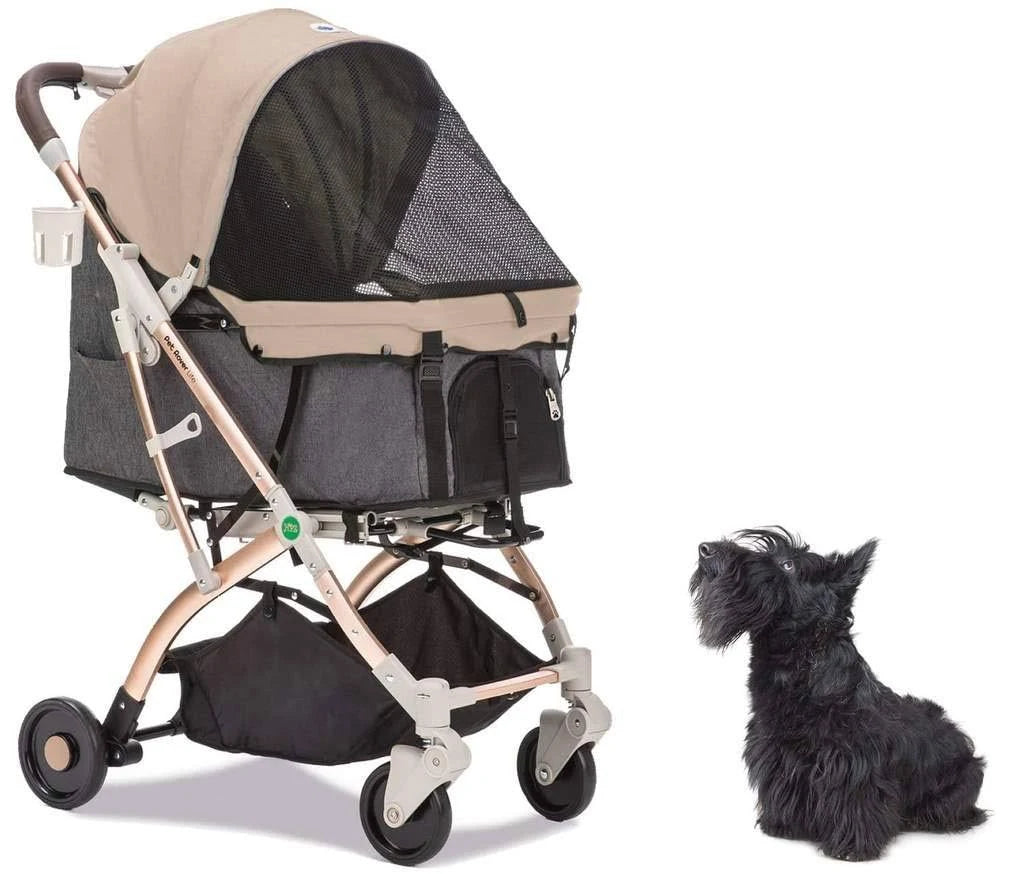 Small Taupe Pet Stroller F48849
