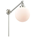 Brushed Satin Nickel Swing Arm Lamp N1979