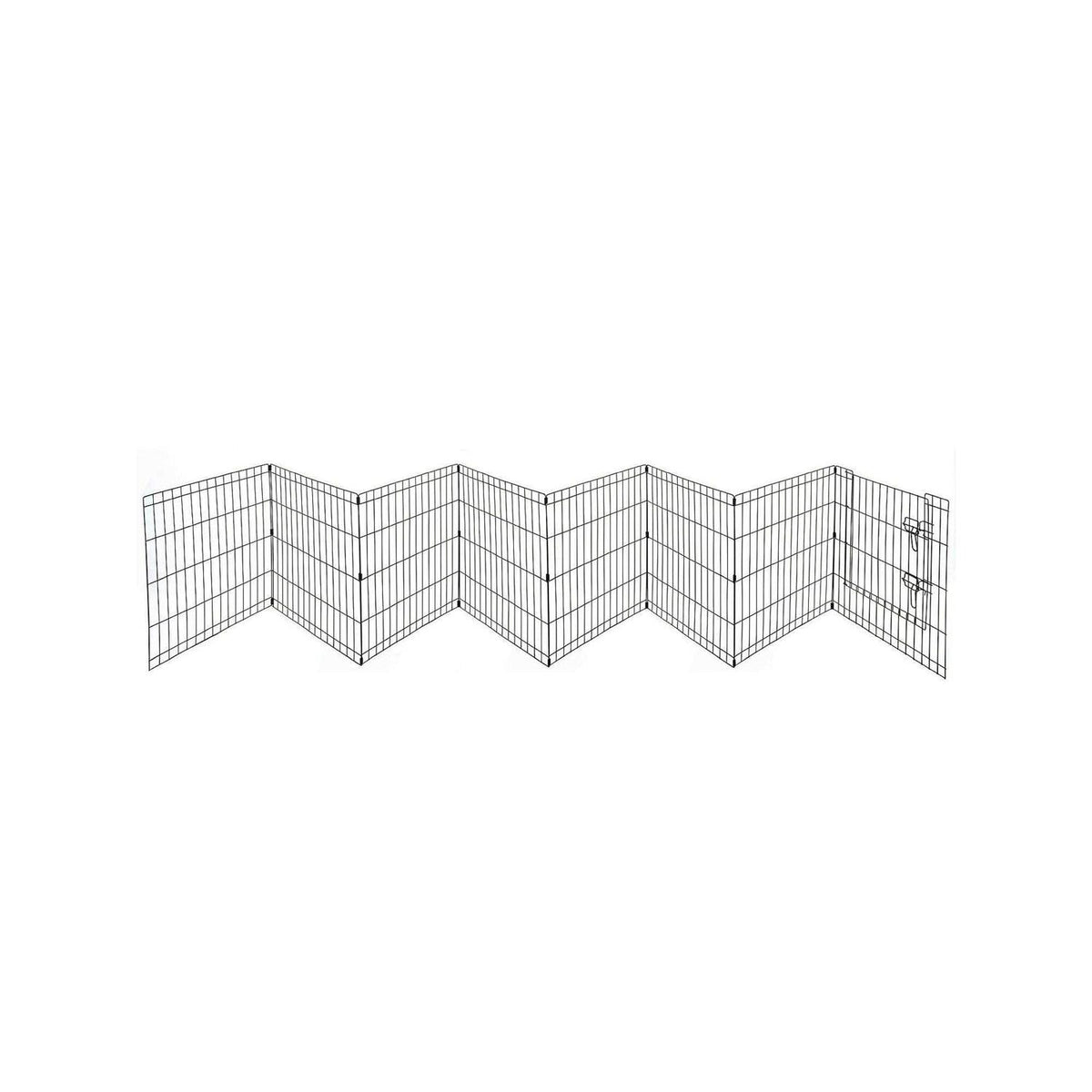 8 Panel Folding Metal Playpen with Door N331564