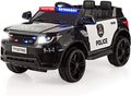 12V Battery Powered White Ride on Police SUV V736