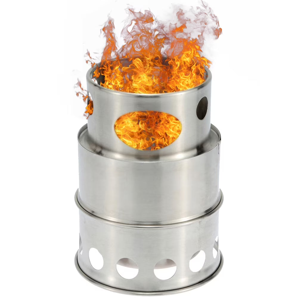 Portable Camping Wood Stove with Storage Bag B85918