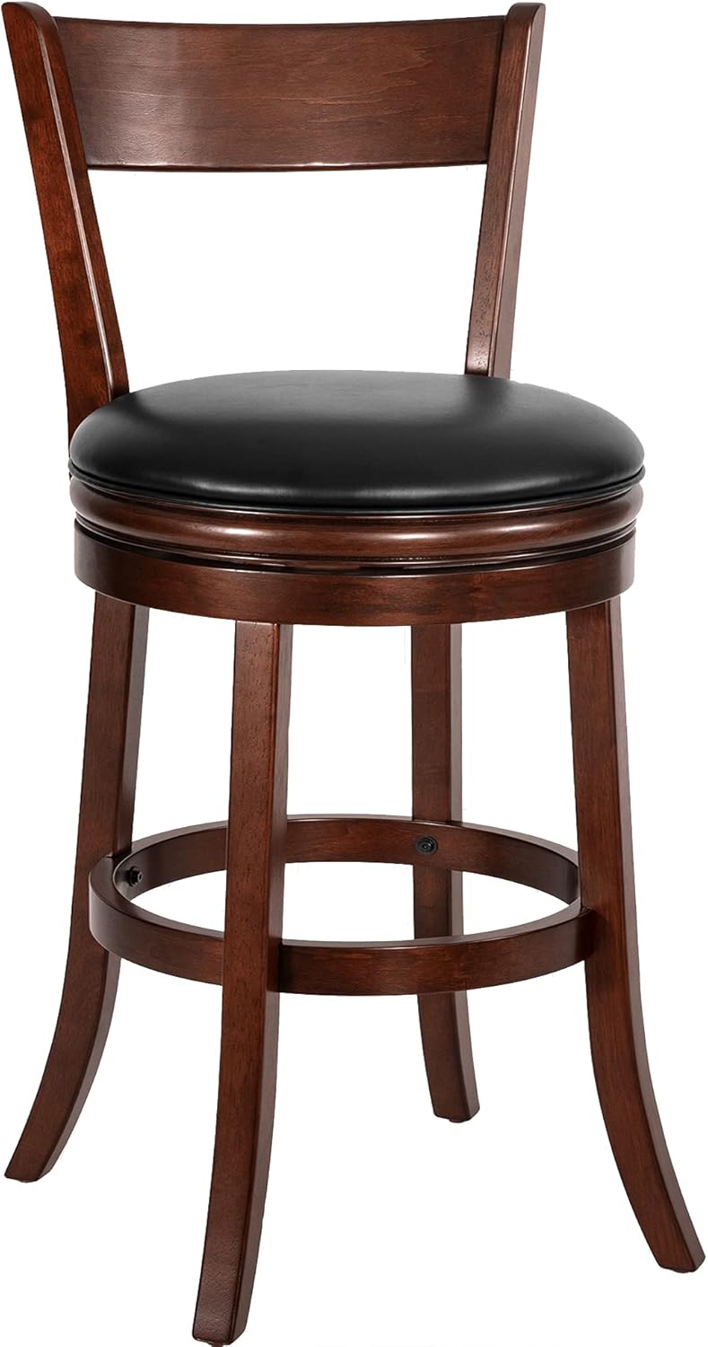 Cappuccino Swivel Stool, 29-Inch, Pack of 2 L585271