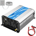 Pure Sine Wave 600Watt Power Inverter with Remote Control Dual AC Outlets and USB Port K891213