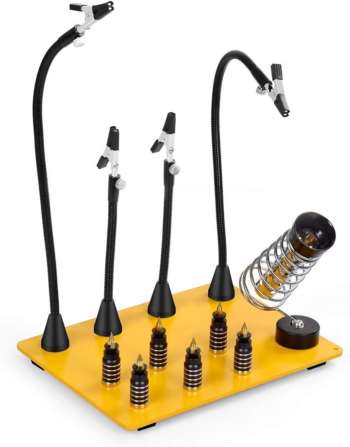 Soldering Station with Six Flexible Helping Hand Arms C4628