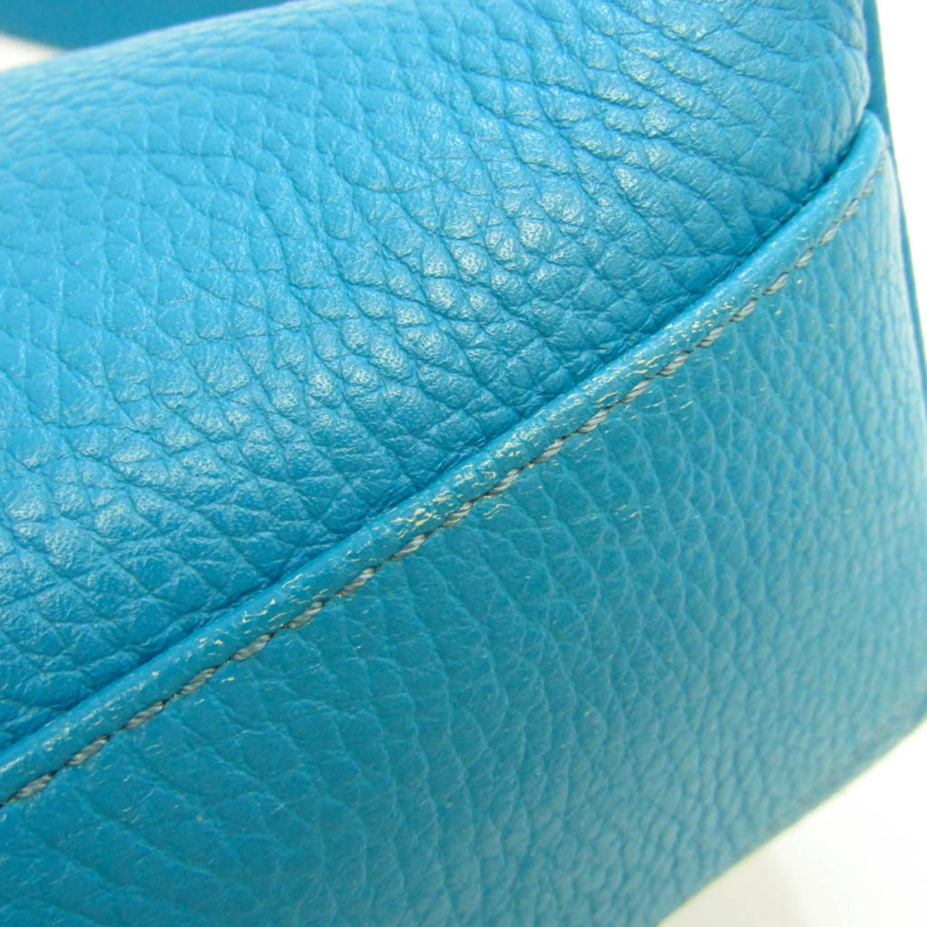 Pre-Owned Leather Shoulder Bag F985
