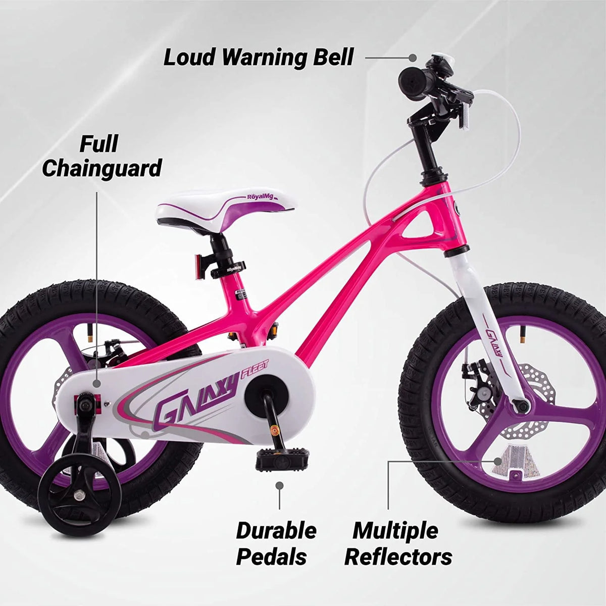 16 In. Kids Bike with Disc Brake and Training Wheel C41822