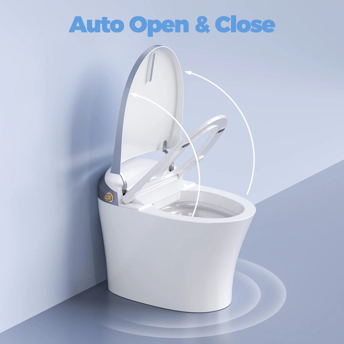 Smart Heated Bidet Toilet with Remote Control B608