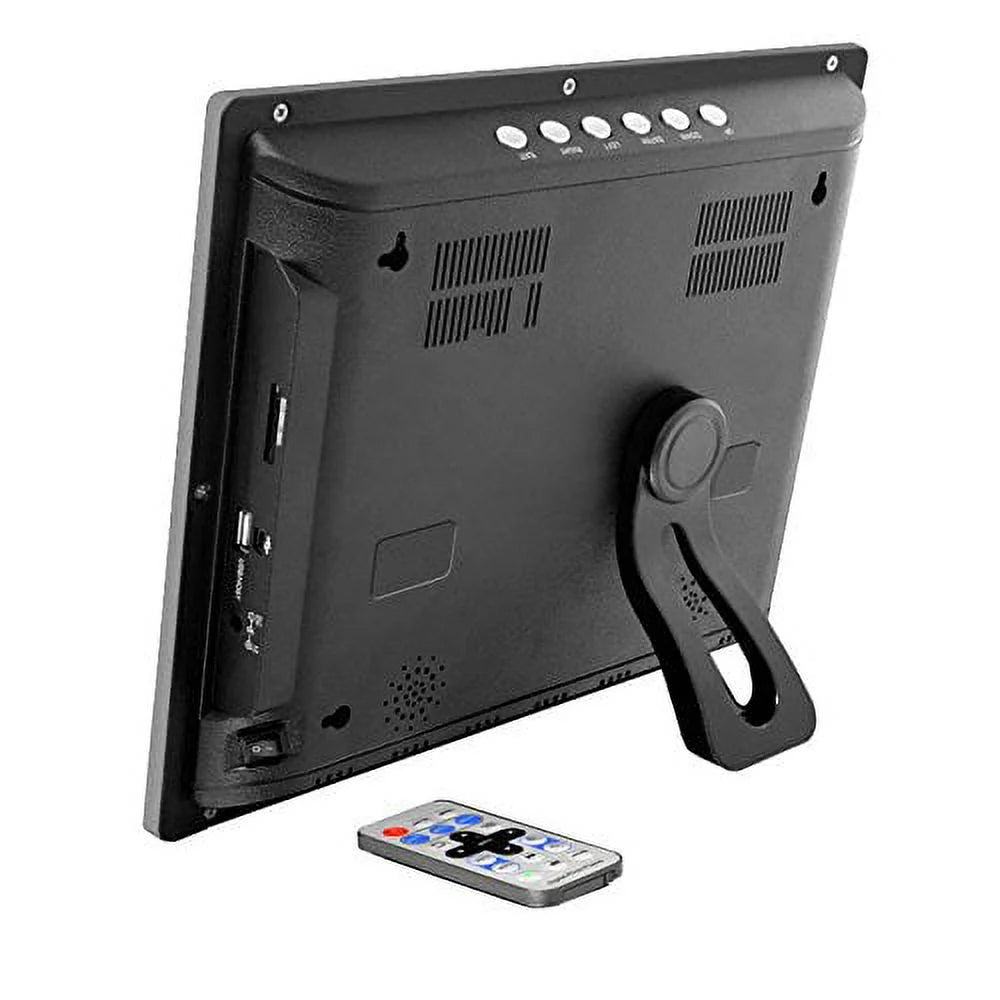 12" Hi-Res Digital Photo Frame with 4GB Memory and Remote, Black V476386