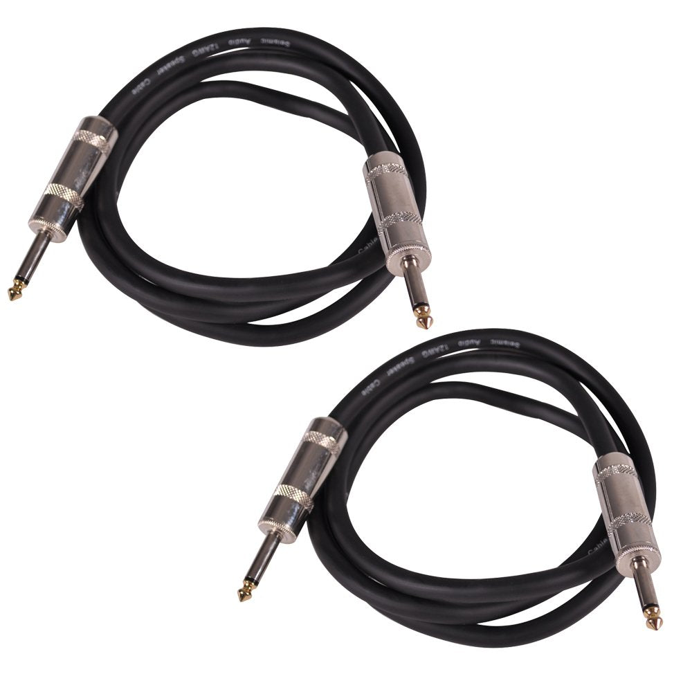100-Feet 1/4 to 1/4-Inches 12-Gauge Speaker Cable Pair Q291173