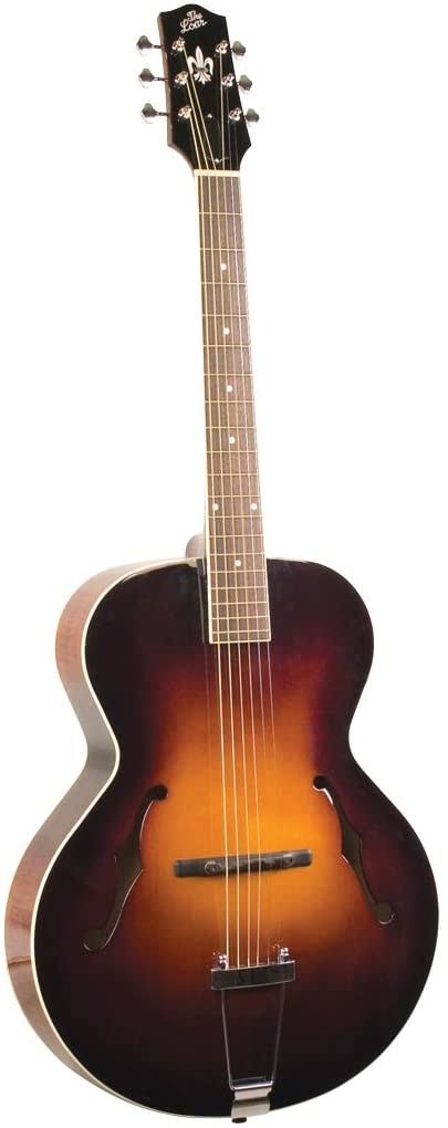 Vintage Sunburst Archtop Acoustic Guitar A222
