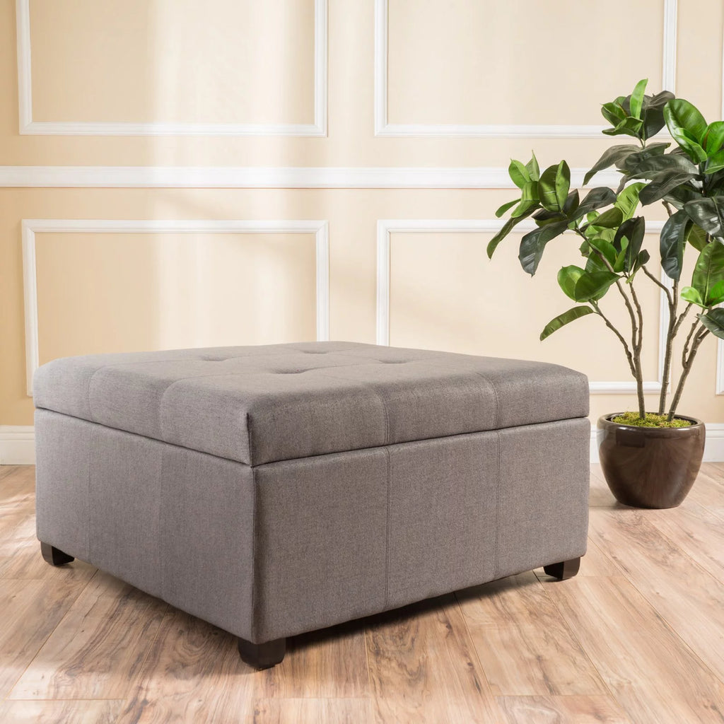 Fabric Storage Ottoman E1894