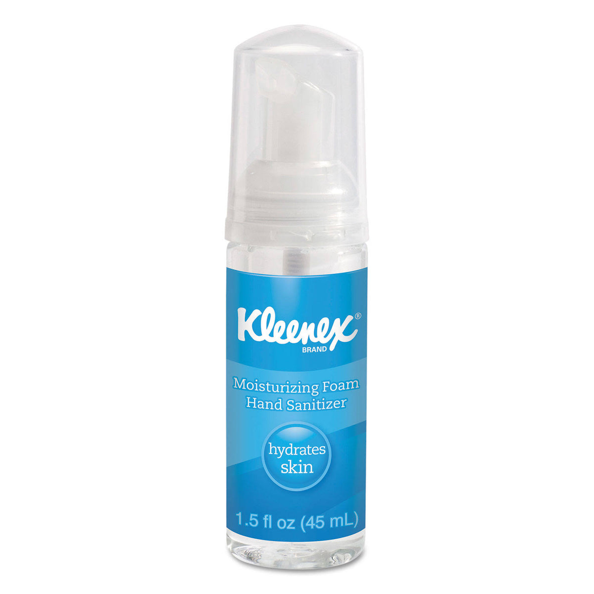 Moisturizing Foam Hand Sanitizer, 1.5 oz, Clear, 24/Carton E39295