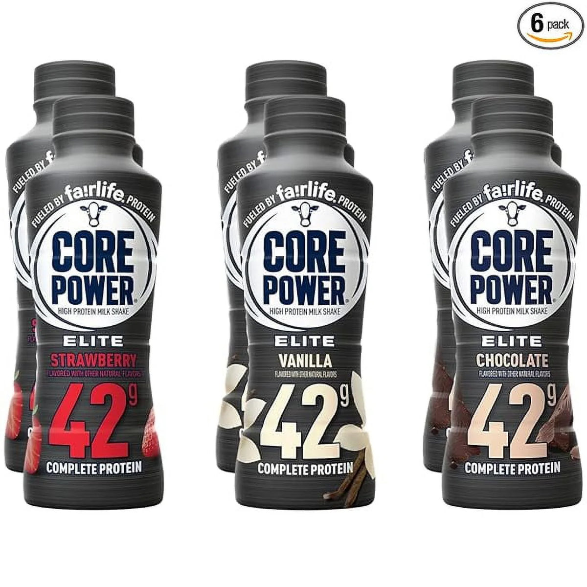 42g High Protein Milk Shakes Variety Pack 6 count T7362