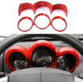 Carbon Fiber Center Console Dashboard Panel Frame Cover Trim Pack of 2 W89366