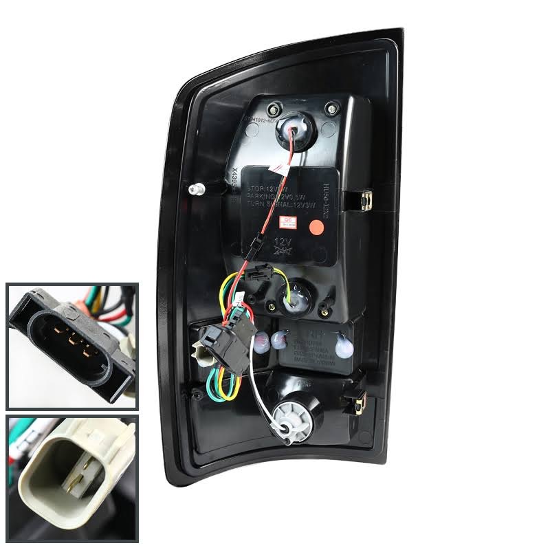 Black LED Tail Lights E59065