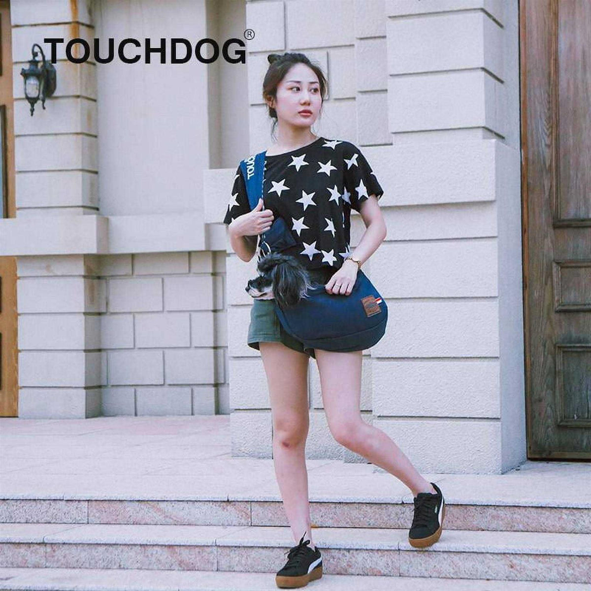 Over-The-Shoulder Hands-Free Pet Carrier C6656