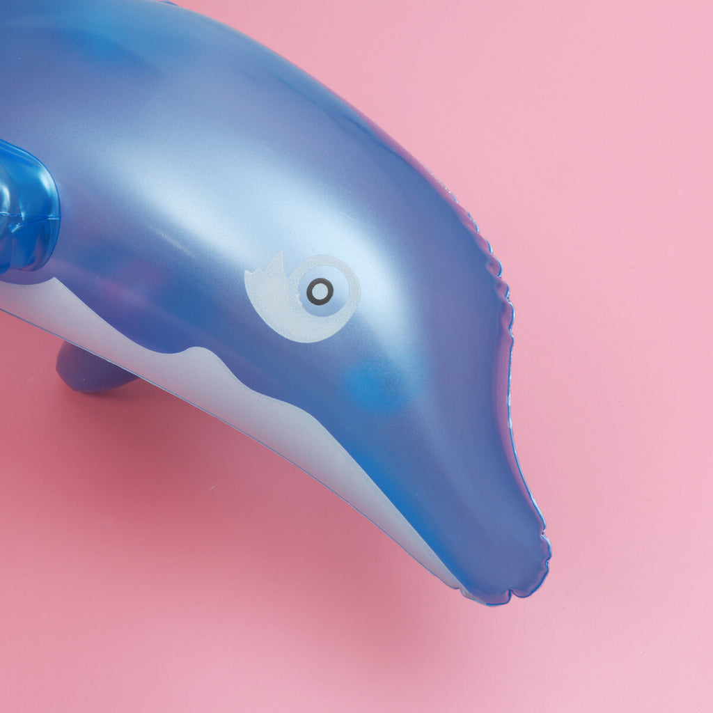 Inflatable Dolphin Bath Toy (Blue) Y906