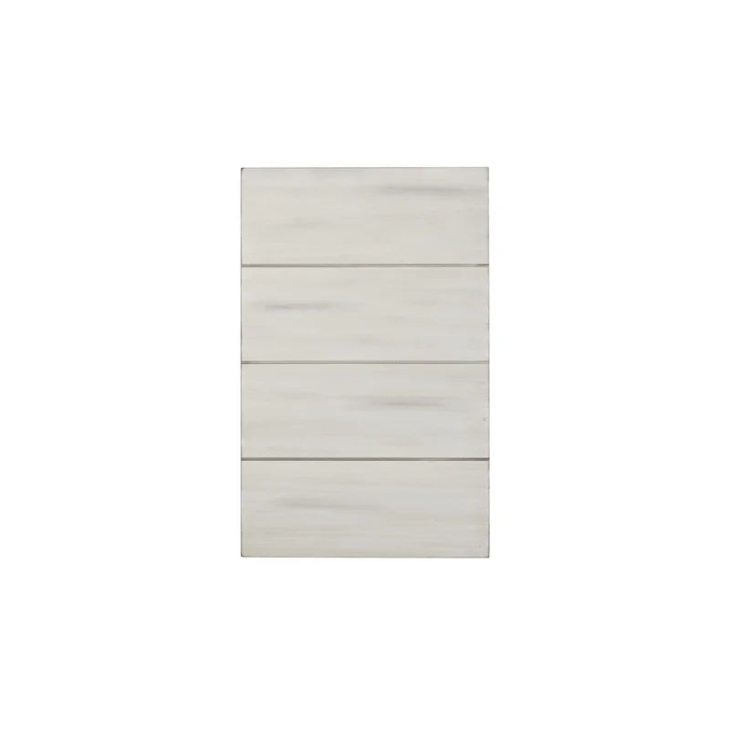 Antique White Wood Side Table O280
