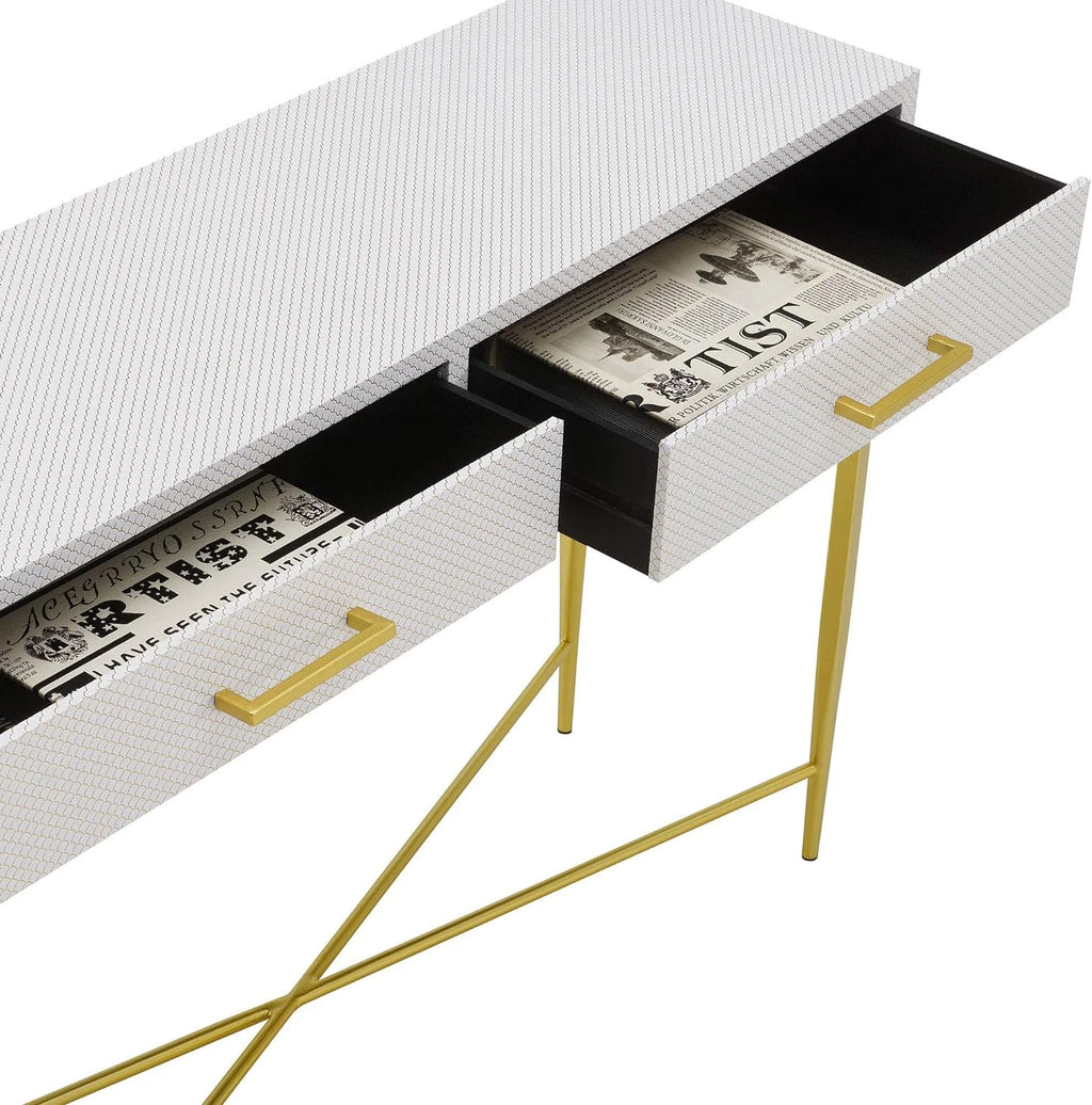 White Console Table S626593