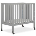Pebble Grey Folding Crib K120